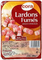 Mängden socker i Lardons fumés