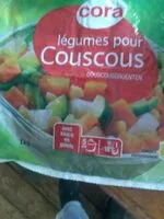 Mängden socker i Légumes pour couscous