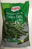Mängden socker i Haricots verts extra-fins