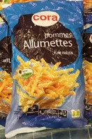 Mängden socker i Pommes frites Allumettes