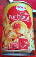 Mängden socker i Ravioli pur boeuf