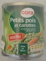Mängden socker i Petits pois et carottes