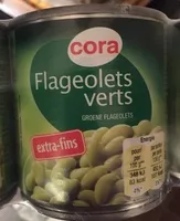 Mängden socker i Flageolets verts extra-fins