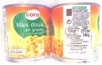 Mängden socker i Maïs doux en grains