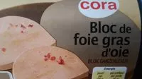 Mängden socker i Bloc de fois gras d'oie