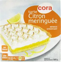 Mängden socker i Tarte Citron Meringuée, 500 Grammes, Marque Cora