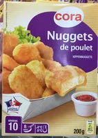 Mängden socker i Nuggets de poulet