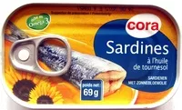 Mängden socker i Sardines à l'huile de tournesol