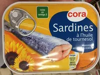 Mängden socker i Sardines à l'huile de tournesol