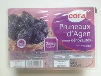 Mängden socker i Pruneaux d'Agen géants dénoyautés