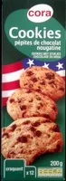 Mängden socker i Cookies pepites de chocolat nougatine