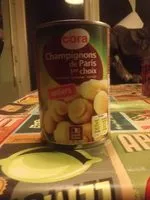 Mängden socker i Champignons de Paris 1er choix