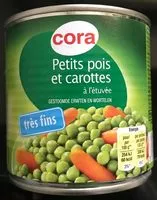 Mängden socker i Petits pois et carottes à l'étuvée, très fins