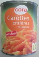 Mängden socker i Carottes entières