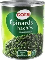Mängden socker i épinards Hachés, Boîte De 790 Grammes, Marque Cora