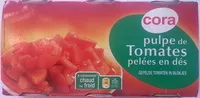 Mängden socker i Pulpe de Tomates pelées en dés (Lot de 3 x 400 g)