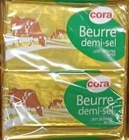 Mängden socker i Beurre demi-sel