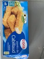 Mängden socker i Tranches De Panées De Cabillaud 400g