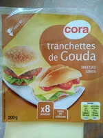 Mängden socker i Gouda En Tranchettes