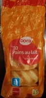 Mängden socker i Pains au lait (x 10) aux oeufs frais 350 g