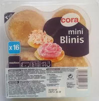 Mängden socker i mini Blinis (x 16)