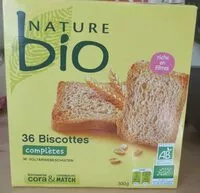 Mängden socker i Biscotte son et germe de blé