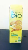 Mängden socker i Sablés aux amandes et au citron bio