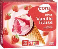 Mängden socker i Cones vanille/fraise