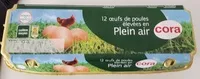 Mängden socker i 12 œufs de poules élevées en Plein air