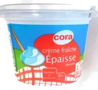 Mängden socker i Crème fraîche Épaisse (30 % MG)
