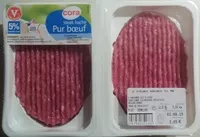 Mängden socker i Steak haché pur boeuf (5%)