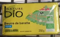 Mängden socker i Beurre de baratte doux