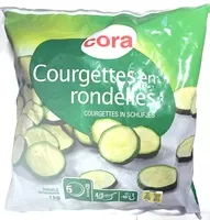 Mängden socker i Courgettes en rondelles