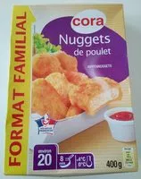 Mängden socker i Nuggets de Poulet
