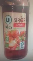 Mängden socker i Sirop de fraise U bio