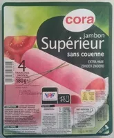 Mängden socker i Jambon supérieur sans couenne