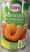 Mängden socker i Abricots au sirop léger