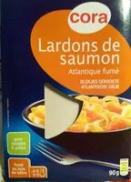 Mängden socker i Lardons de saumon fumé