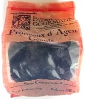 Mängden socker i Pruneaux d'Agen géants