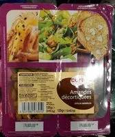 Mängden socker i Amandes Entières Décortiquées 125 Grammes