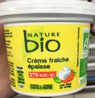 Mängden socker i Crème fraîche épaisse