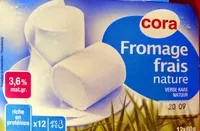 Mängden socker i Fromage frais nature