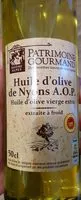 Mängden socker i Huile d'olive de Nyons AOP
