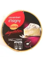 Mängden socker i Camembert d'Isigny (22% MG)