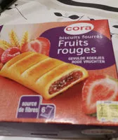 Mängden socker i Biscuits Fourrés Parfum Fruits rouges