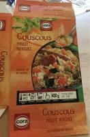 Mängden socker i Couscous Poulet Merguez