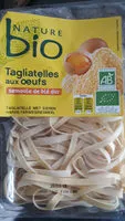 Mängden socker i Tagliatelle Aux Oeufs Nature Bio 250 Grammes