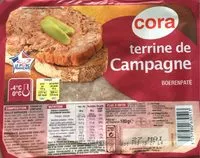 Mängden socker i Terrine de Campagne