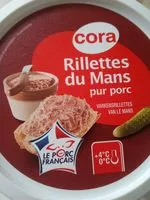 Mängden socker i Rillettes du Mans pur porc