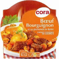 Mängden socker i Boeuf Bourguignon Pommes De Terre, 300 Grammes, Marque Cora